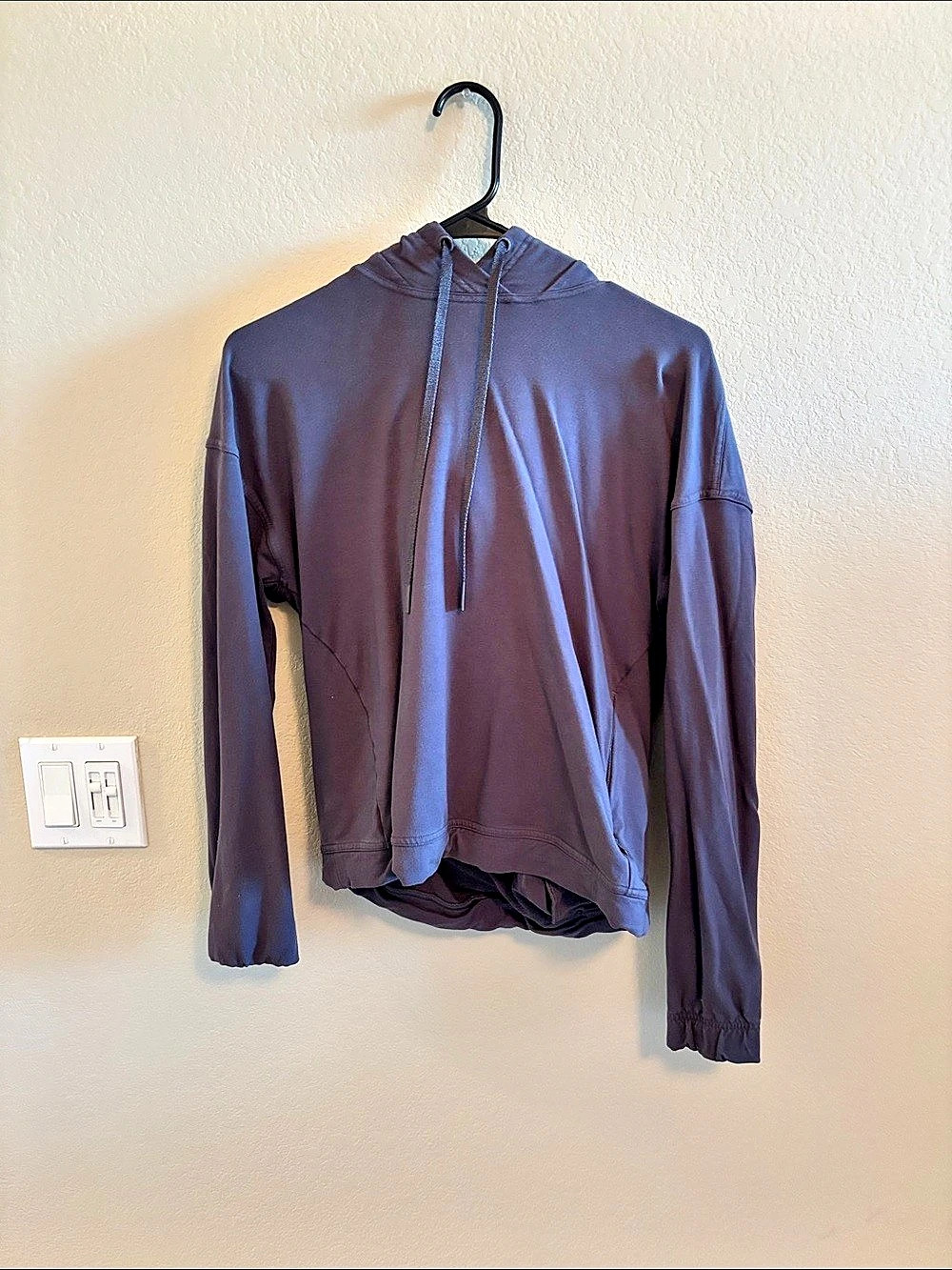Hooded Top in Purple